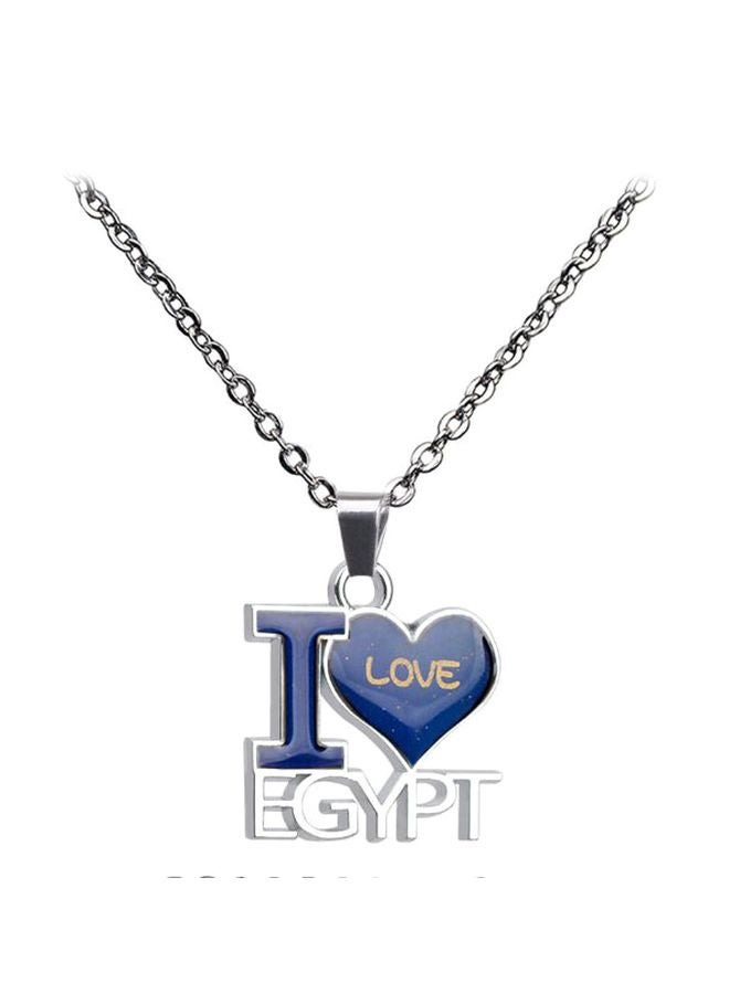 Beauenty I Love Egypt Designed Colour Changing Pendant Necklace - Image 1