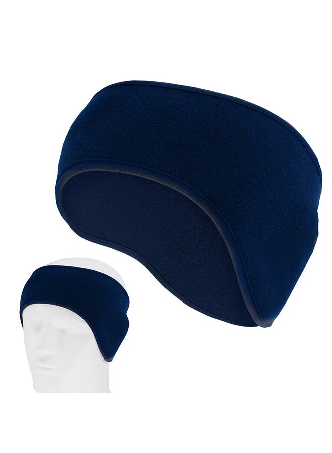 Generic Windproof Fleece Cycling Ear Warmers Muffs Headband for Men and Women Winter Running Yoga Skiing Workout 20x10x1cm - Image 1