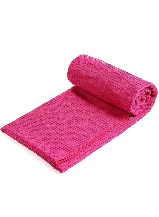 Generic Nonslip Mat-sized Soft Absorbent Yoga Towel 28x25x4cm