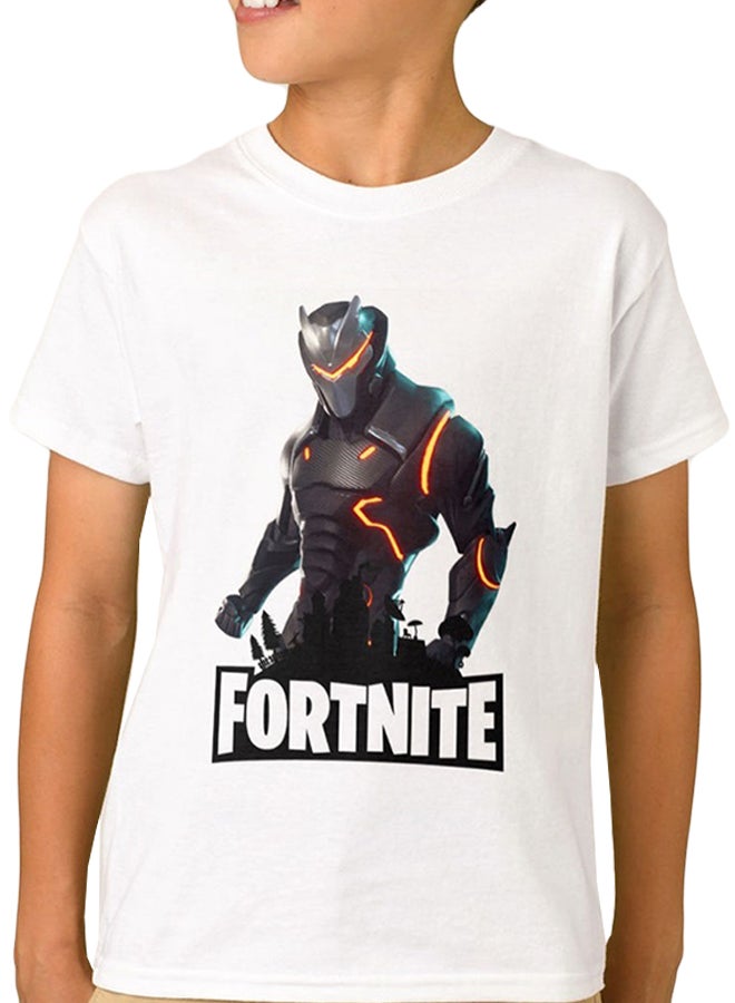 فرست بيس - "تيشيرت بطبعة مستوحاة من لعبة "Fortnite" أبيض - Image 1