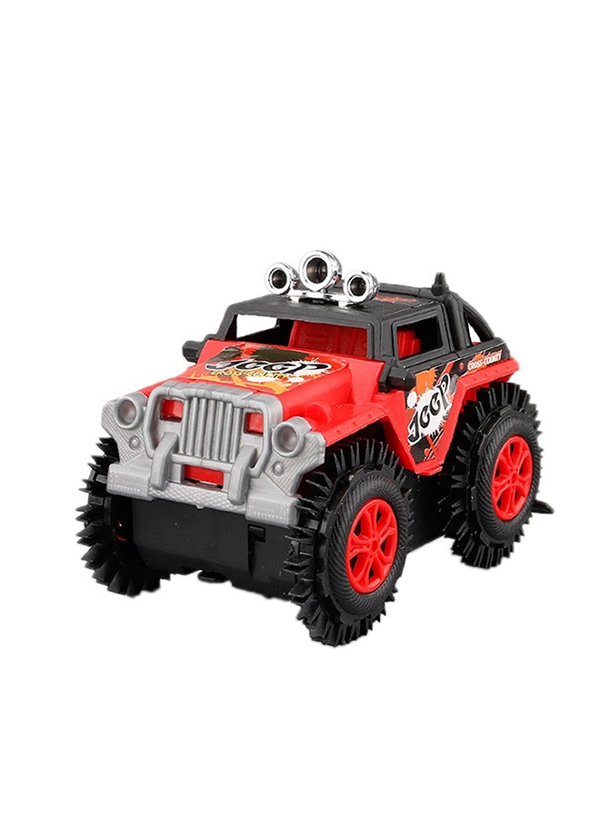 Electric Stunt Flip Dump Truck Red - Image 1