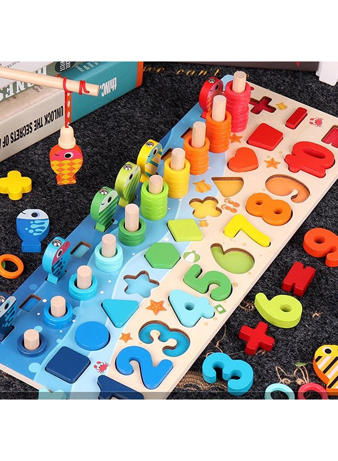 لعبة ألغاز خشبية لتعلم مطابقة الأرقام 43.50 x 4.70 x 16.50سم - Image 2