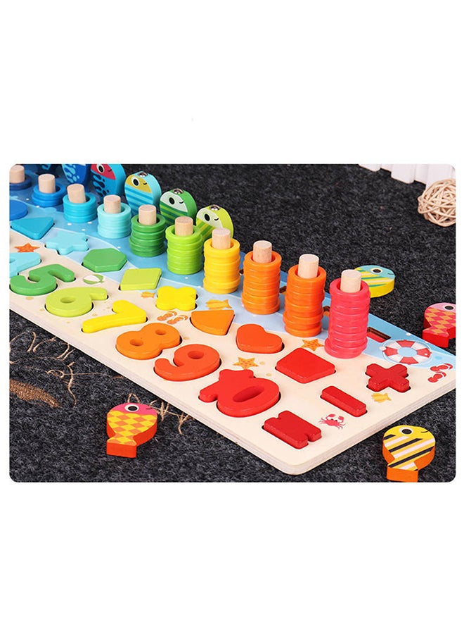 لعبة ألغاز خشبية لتعلم مطابقة الأرقام 43.50 x 4.70 x 16.50سم - Image 5