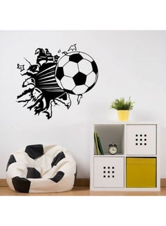 Football Themed Wall Sticker Black 36x24cm - v1597298623/N39708481A_1