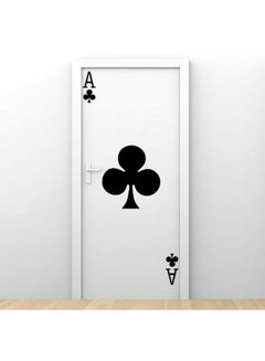 Card Themed Door Sticker Black 96x150cm - v1597298624/N39708536A_1