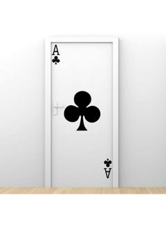 BBOriginalDesigns Card Themed Door Sticker Black 96x150cm 