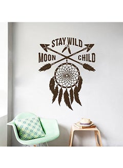 Stay Wild Moon Child Wall Sticker Brown 120x80cm