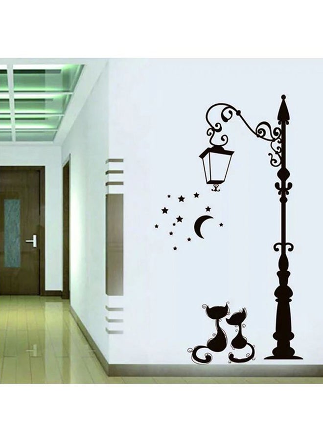 BBOriginalDesigns Street Lamp Themed Wall Sticker Black 50x78cm
