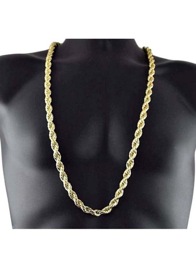 Zinc Alloy Twisted Rope Designed Chain Necklace - v1597299247/N39712789A_3