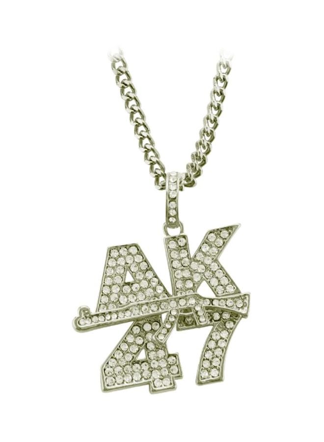 بيوينتي قلادة بحلية متدلية على شكل بندقية AK47 - Image 1