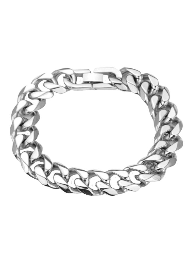 Beauenty Zinc Alloy Cuban Grinding Chain Bracelet  - Image 1
