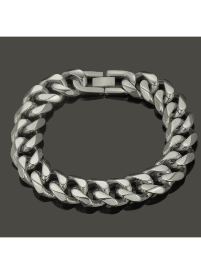 Beauenty Zinc Alloy Cuban Grinding Chain Bracelet  - Image 2