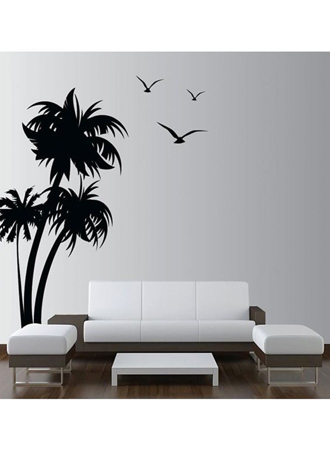 BBOriginalDesigns Palms Themed Wall Sticker Black 96x150cm