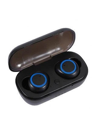 TWS Wireless Earphones BT 5.0 Touch-control Earphones Chargeable Headsets with Microphone Charging Case Low-Latency Earbuds Compatible with Android iOS PC Tablet Black Blue - v1597302668/N39711464A_1