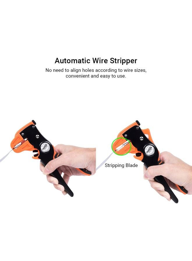 Paron - Dual Layer Handle Duckbill Pliers Orange/Black 175x86x13mm - Image 1