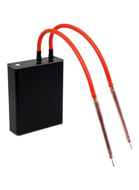 ماكينة لحام صغيرة بمدخل USB ميكرو أسود/أحمر 15x5x10سم