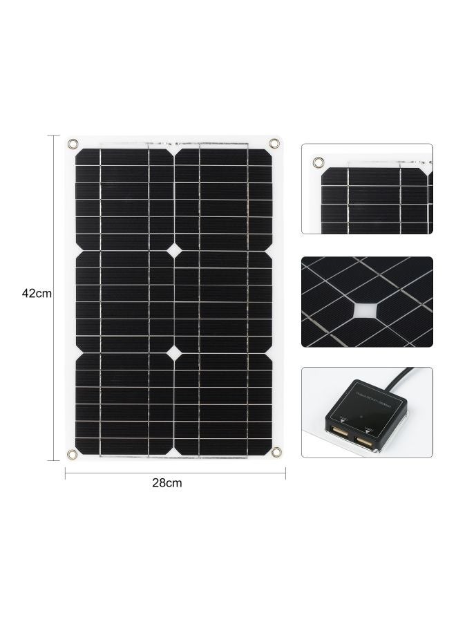 Generic - Solar Panel Kit Black 42x28cm - Image 1