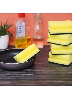 5-Piece Cleaning Sponge Yellow/Green 200grams - v1597314835/N32044761A_8