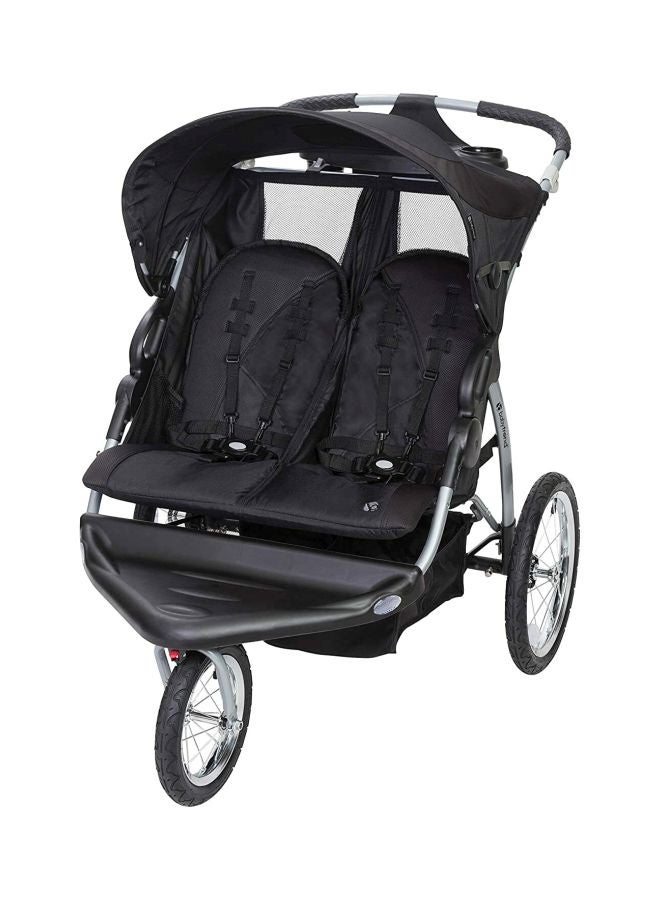 babytrend Expedition EX Ratcheting Shade Canopy Double Jogger - Griffin  - Image 1