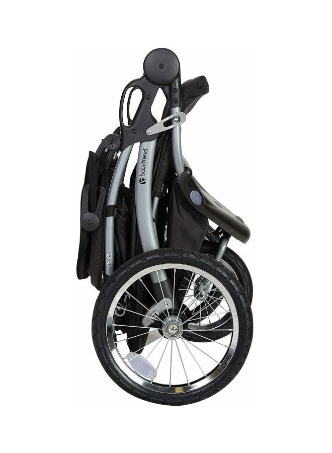 babytrend Expedition EX Ratcheting Shade Canopy Double Jogger - Griffin  - Image 2