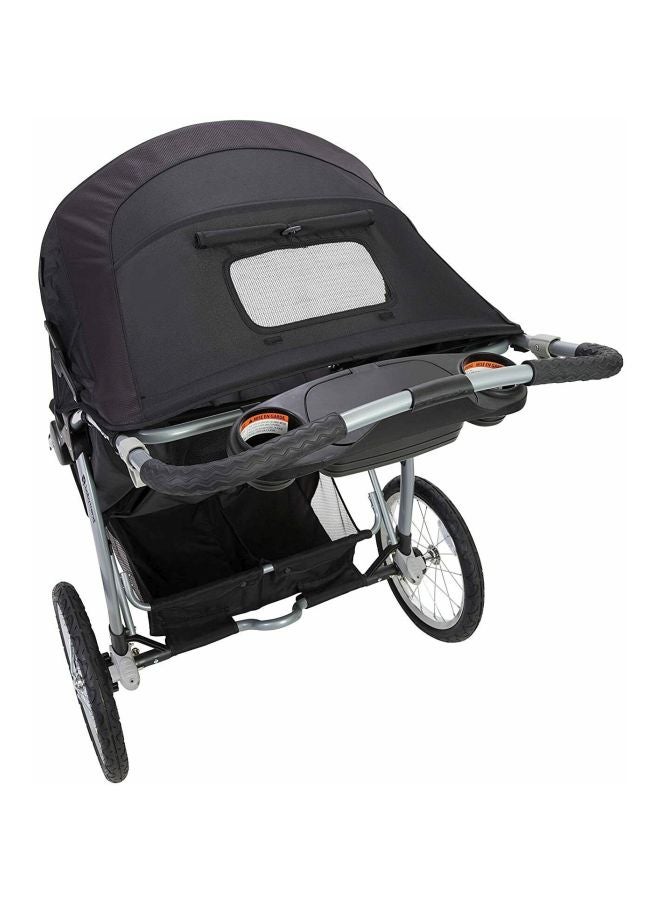 babytrend Expedition EX Ratcheting Shade Canopy Double Jogger - Griffin  - Image 3