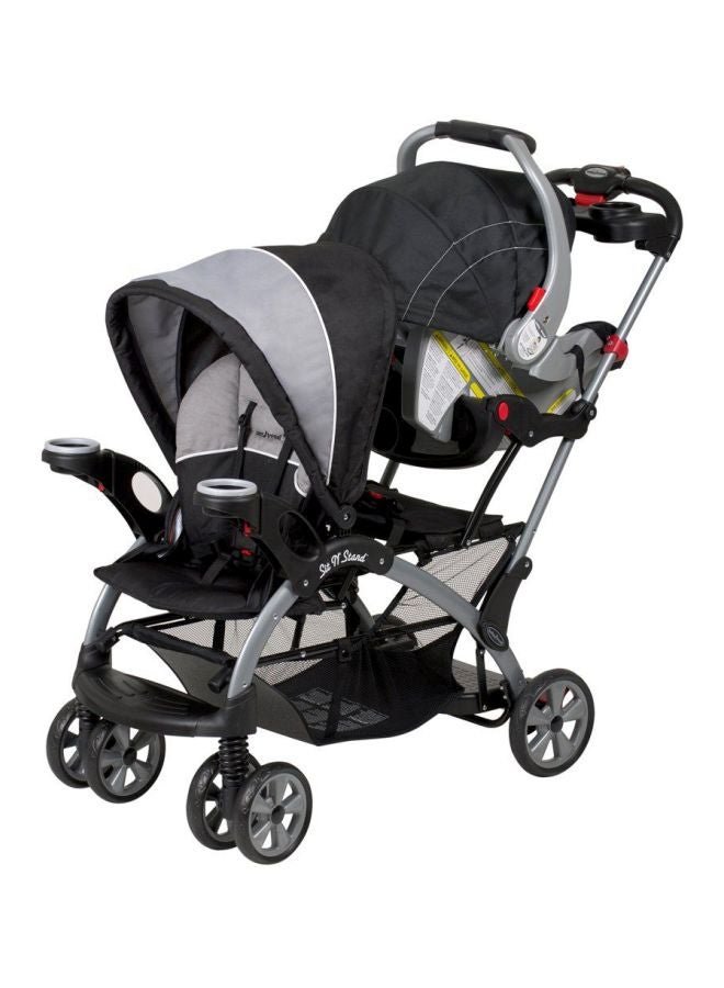 babytrend Sit N Stand Ultra Stroller - Phantom  - Image 2