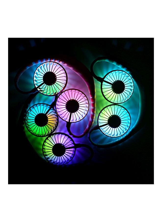 مروحة الرقبة القابلة للشحن LJK-189 أبيض - Image 2