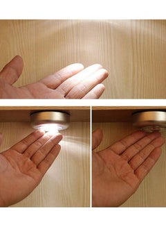Generic 6-LED Motion Sensor Light With Adhesive Pad White 8x8x2cm  - Image 4
