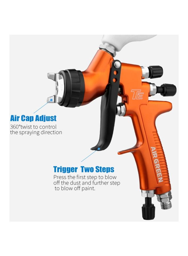 Generic Highly Atomized Paint Spray Gun Orange/Black 600ml  - Image 5