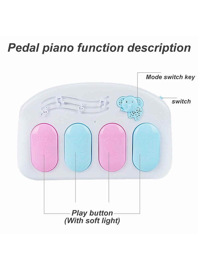 3-In-1 Multifunction Play Mat With Pedal Piano 42x72x55cm
