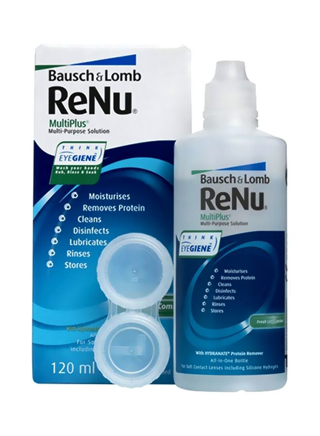Bausch + Lomb - Renu Multiplus Contact Lens Solution 120ml - Image 1