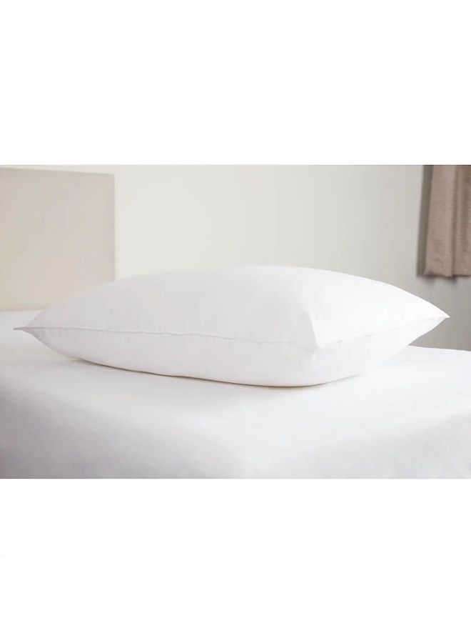 سنوز Fiber Pillow, One Piece of Fiber Filling,1050 GM, Firm Microfiber White 50x70cm  - Image 1