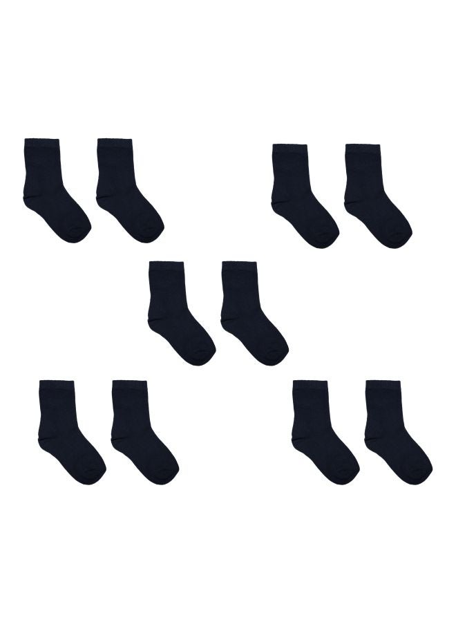 SOCKS FACTORY - Pair Of 5 Ankle Socks Black - Image 1