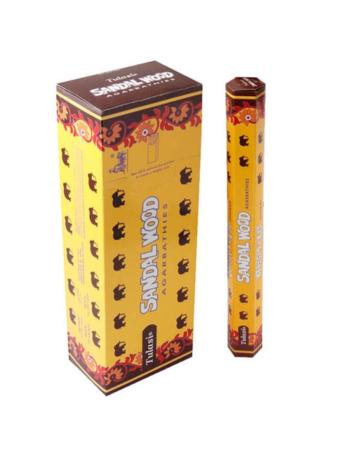 Sandalwood Agarbathies Pack Of 6 Yellow