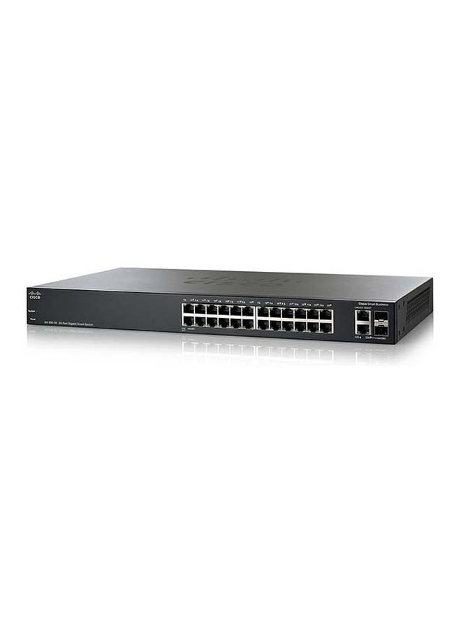CISCO 26-Port Gigabit Smart Switch Black/Silver  - Image 2