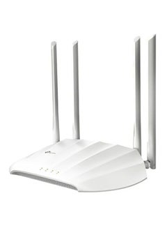 TP-LINK TL-WA1201 AC1200 Wireless Access Point, Dual-Band Wi-Fi (867 Mbps at 5 GHz, 300 Mbps at 2.4 GHz), MU-MIMO, 4 Fixed Antennas, Passive PoE, Multiple Modes (Access Point, Range Extender, Client, Multi-SSID), Captive Portal, WPS, Ethernet Port, PoE Injector, 12V/1.5A Power Supply | TL-WA1201 White  - Image 1