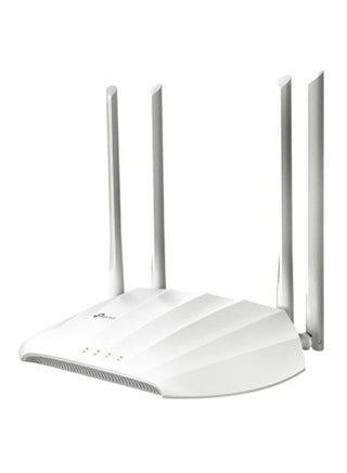 TL-WA1201 AC1200 Wireless Access Point, Dual-Band Wi-Fi (867 Mbps at 5 GHz, 300 Mbps at 2.4 GHz), MU-MIMO, 4 Fixed Antennas, Passive PoE, Multiple Modes (Access Point, Range Extender, Client, Multi-SSID), Captive Portal, WPS, Ethernet Port, PoE Injector, 12V/1.5A Power Supply | TL-WA1201 White - v1597328491/N39686413A_1
