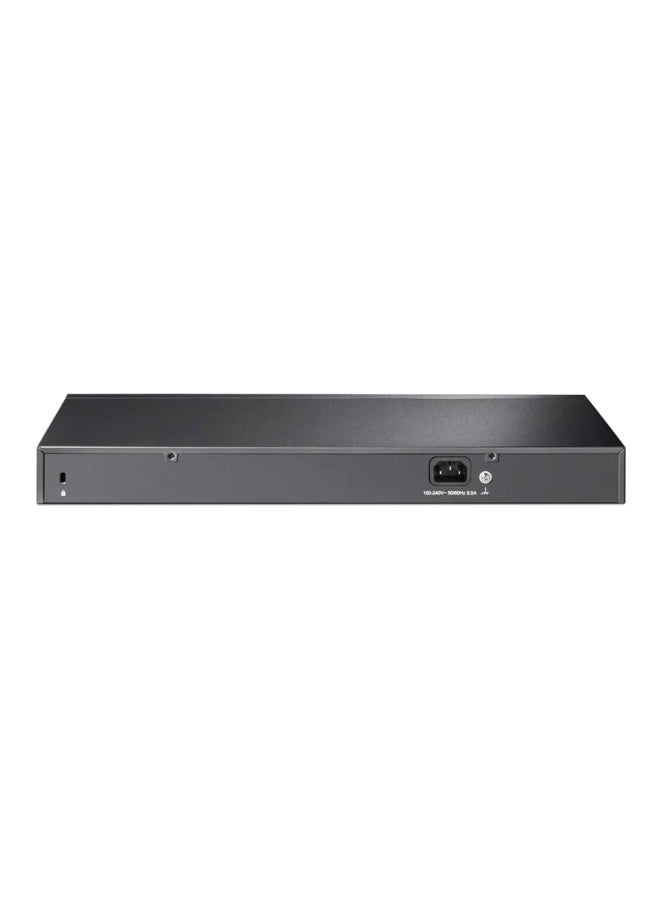 TP-LINK Switch 18-Port Gigabit Easy Smart Switch with 16-Port PoE+ (16*PoE+ Gigabit RJ45 Ports, 2*Gigabit Non-PoE RJ45 Ports, 2*Combo Gigabit SFP Slots) | TL-SG1218MPE Black  - Image 2