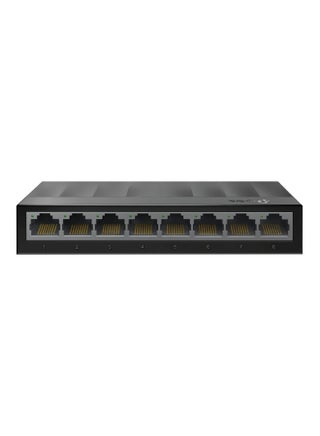 LS1008G 8-Port Gigabit Desktop Switch, 10/100/1000Mbps, Auto-Negotiation, Fanless, Green Ethernet, 16Gbps Switching Capacity, IEEE 802.3X Flow Control, 4K MAC Address Table, Plug-and-Play, Wall-Mountable, External Power Supply | LS1008G Black - v1597328497/N39686422A_1