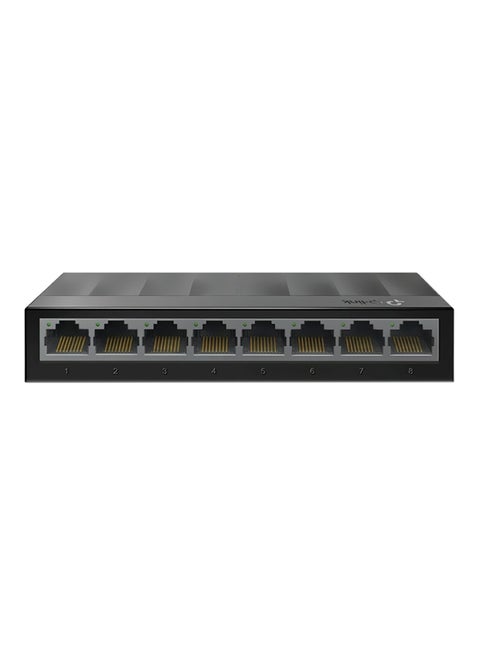 مفتاح تبديل سطح المكتب8-Port منافذ جيجابت أسود