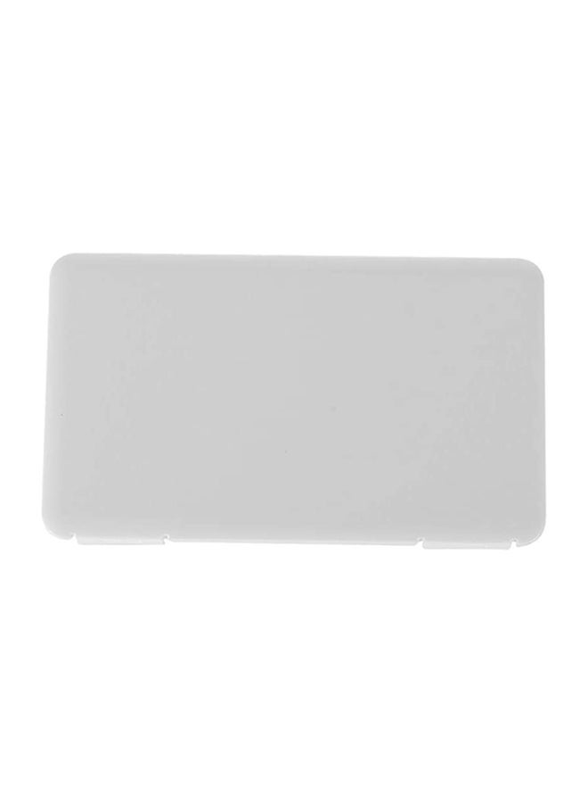 giftology Dust-Proof Portable Storage Box For Protective Face Mask White 19x1.2x11cm  - Image 1