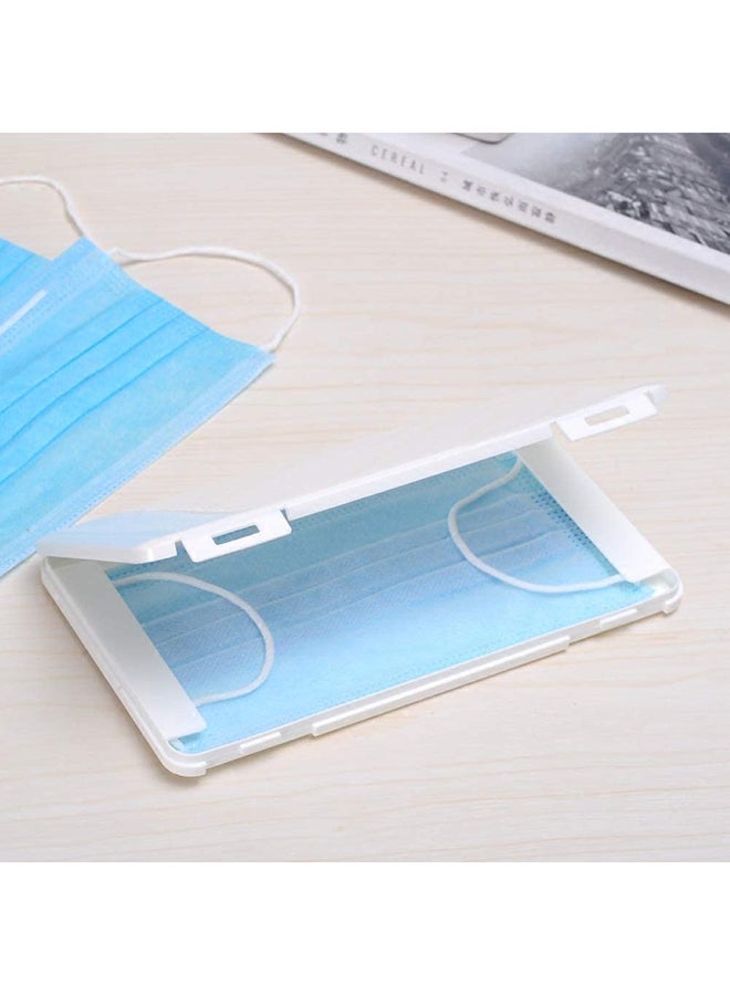 giftology Dust-Proof Portable Storage Box For Protective Face Mask White 19x1.2x11cm  - Image 3