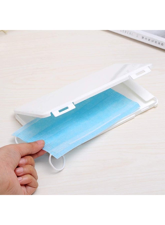 giftology Dust-Proof Portable Storage Box For Protective Face Mask White 19x1.2x11cm  - Image 5