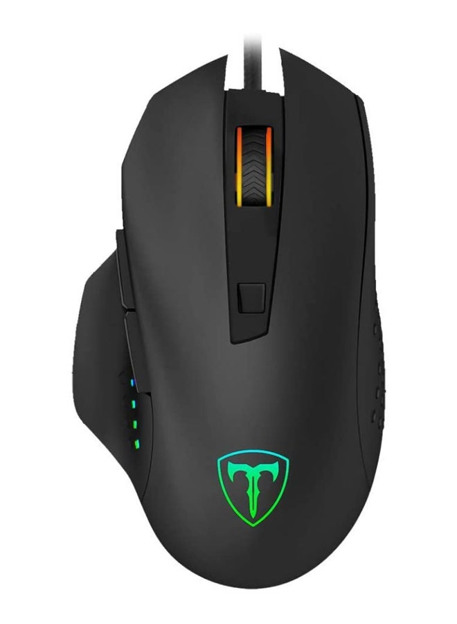 روك بو ماوس ألعاب مزود ب6 أزرار قابلة للتعديل أسود - Image 1