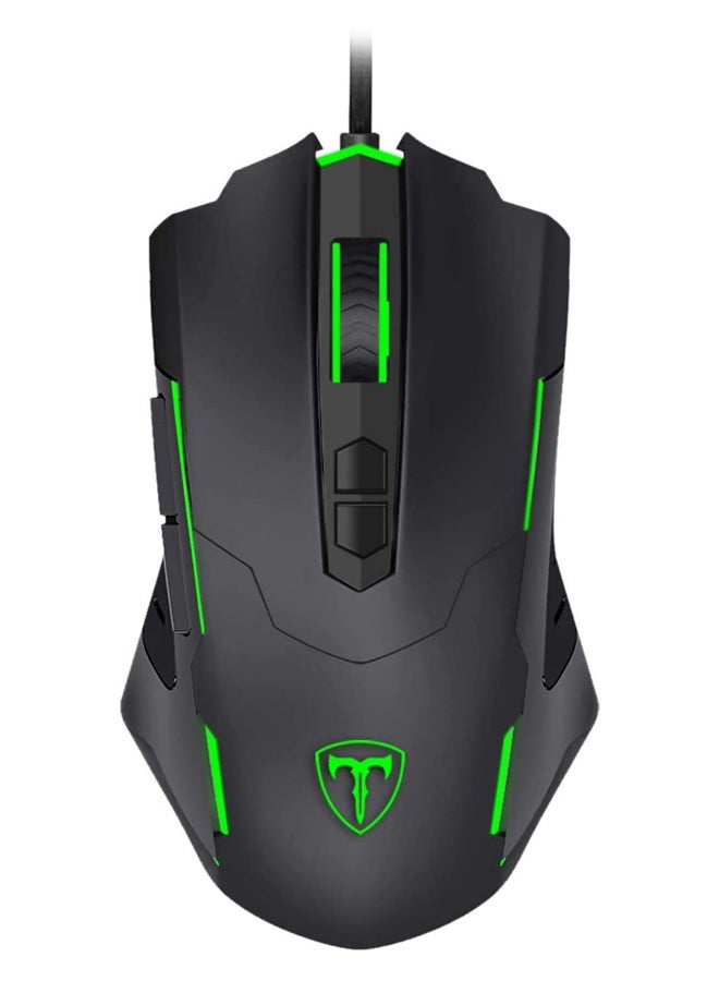 Rock Pow RGB Backlight Gaming Mouse Black - Image 1