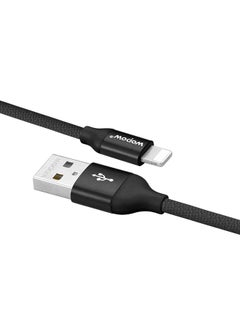 وبو كابل شحن ومزامنة بيانات Lightning أسود/فضي  - Image 2
