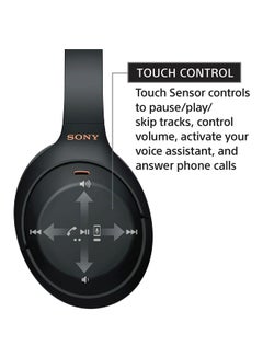 Sony Over-Ear Noise-Cancelling Bluetooth Headphones Black  - Image 4