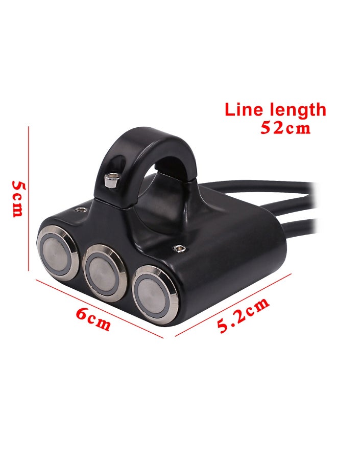 Generic Motorcycle Three-Position Faucet Auxiliary Light Switch  - Image 2