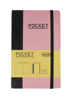 Pocket Ruled Notebook Pink