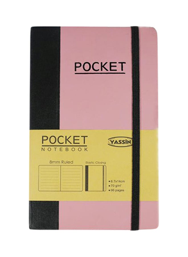 Yassin - Pocket Ruled Notebook Pink - Image 1